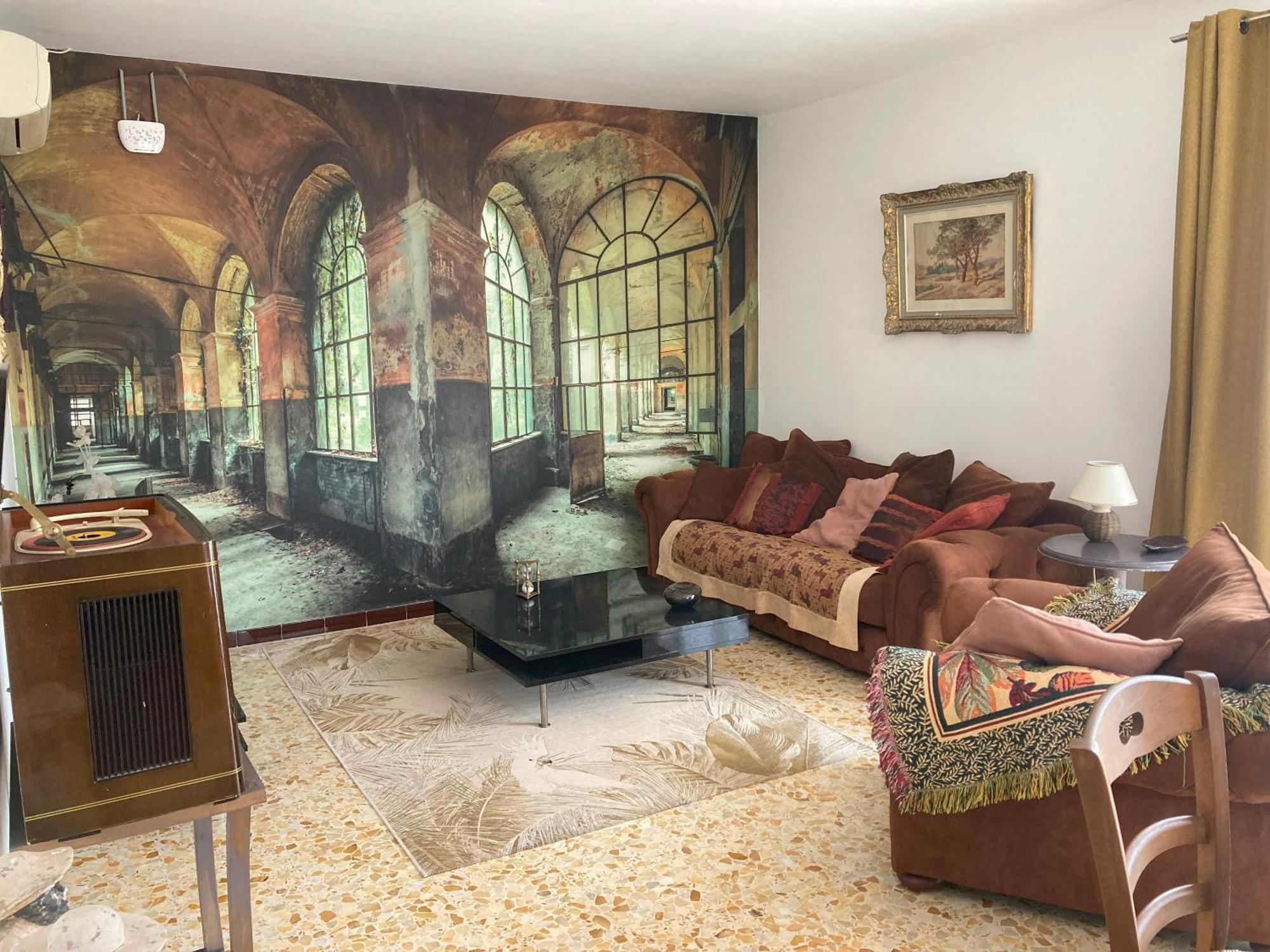 Haut de villa avec terrasse privative jardin et parking tout près des plages Tolone Esterno foto